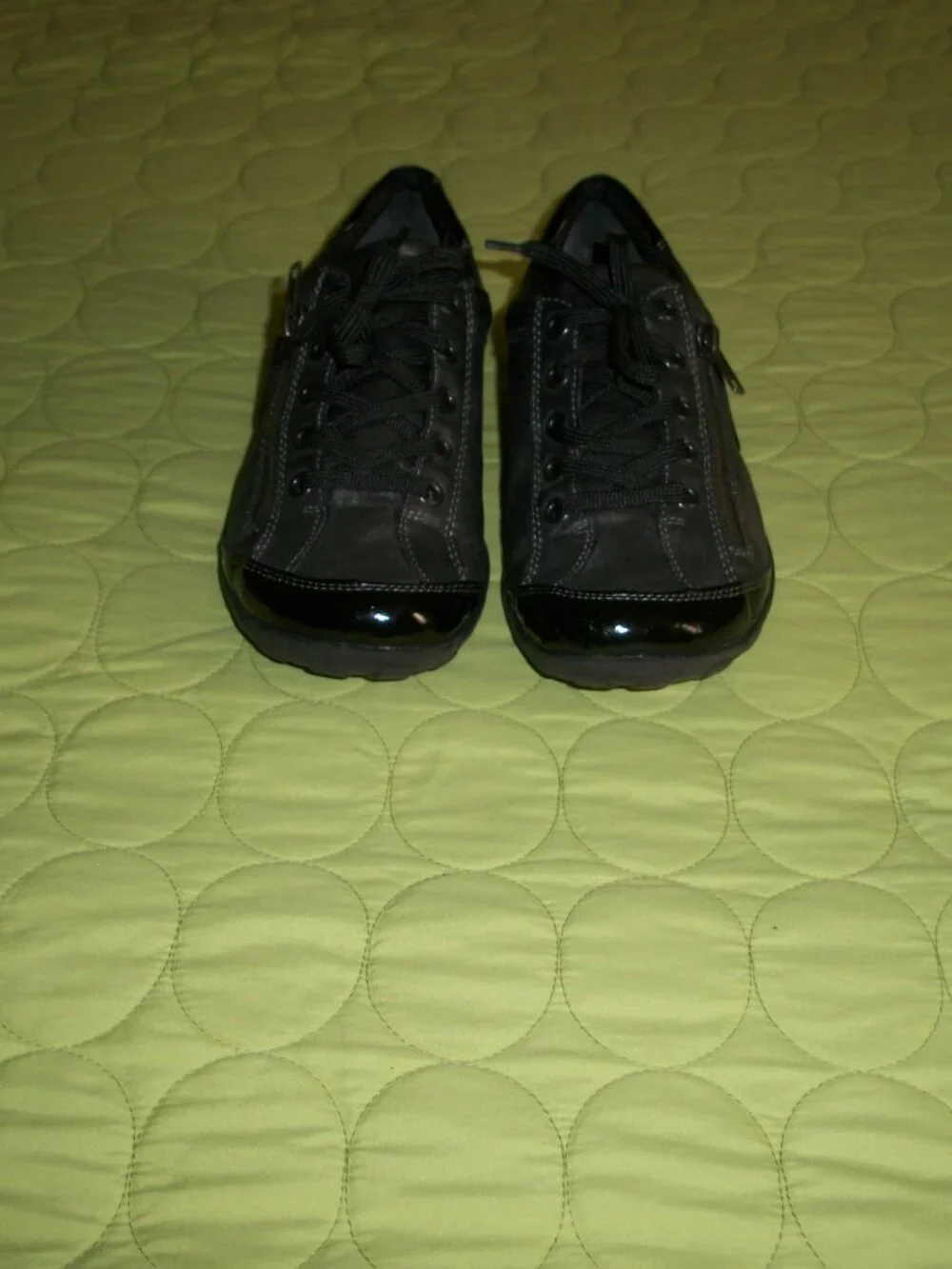 Remonte Women's Black Leather Comfort Shoes Size 6.5